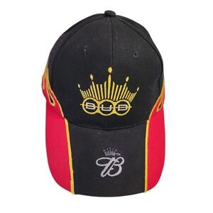 Bud King Racing Embroidered Flame Baseball Cap Black Red Yellow‎ Men